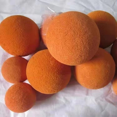 قطعات پمپ بتنی 2 اینچی، توپ تمیز کردن اسفنجی برای تمیز کردن