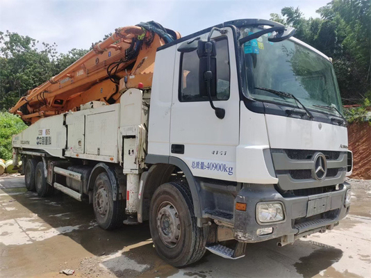 کنترل از راه دور Hbc پمپ تریلر بتن کارکرده Putzmeister 42m