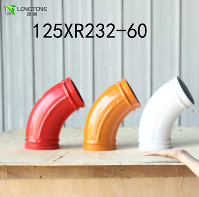 DN125 DN150 لوله بتنی کاهش وزن زانویی رنگ قرمز سفید زرد رنگ